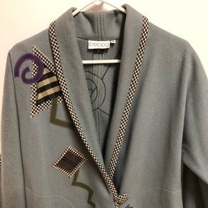 1980’s Wool Beppa Art coat. Very Good cond. sz M-L